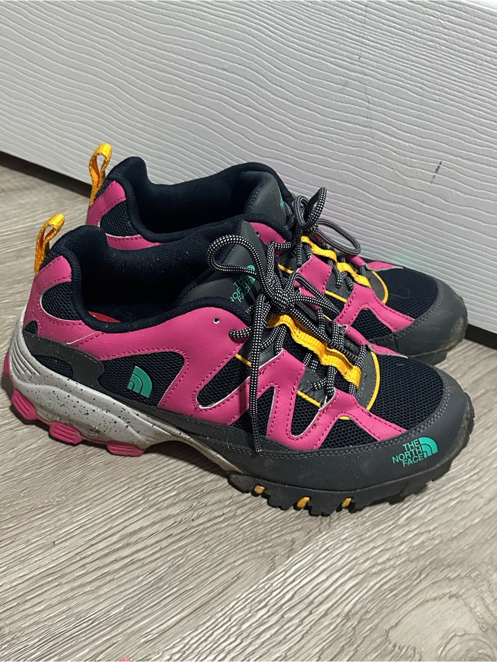 The North Face Women’s Pink Trail Hiking Shoes